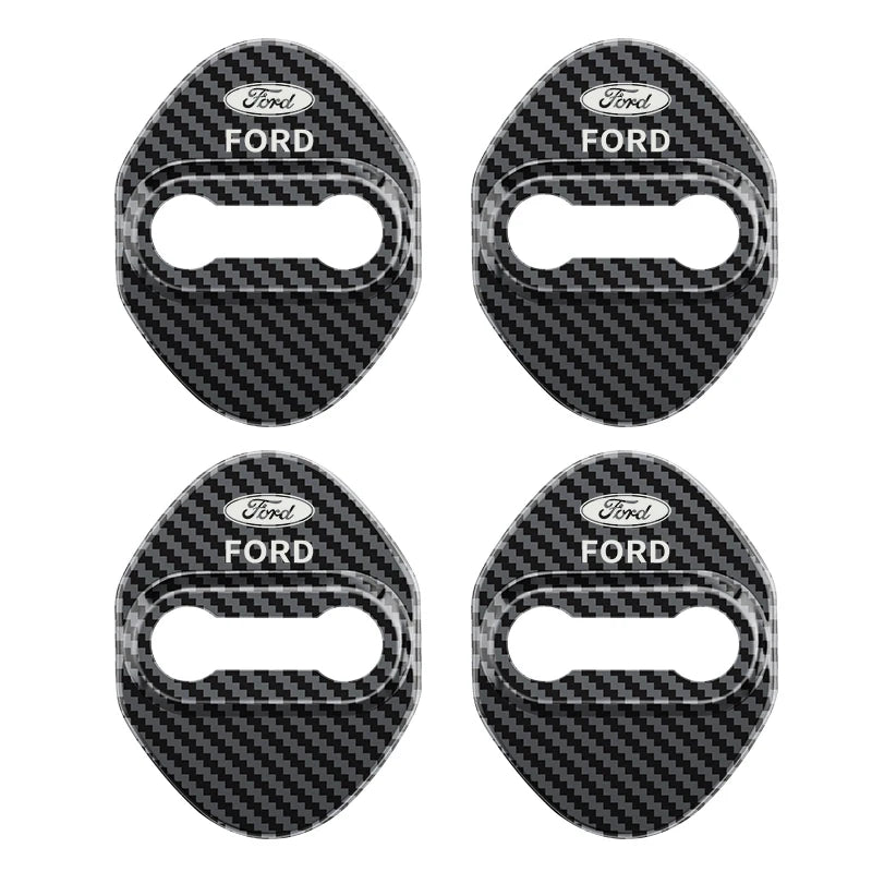 Car Styling Stickers Accessories Door Lock Waterproof Rust Cover Case For Ford Focus Fiesta Ranger Mondeo Kuga Escape Ecosport