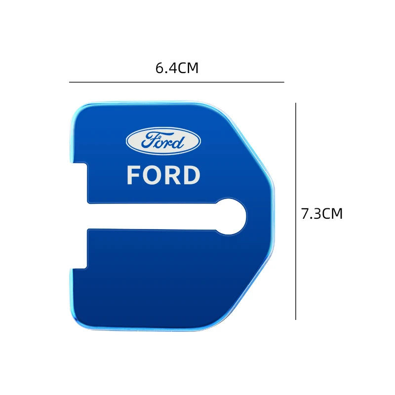 Car Styling Stickers Accessories Door Lock Waterproof Rust Cover Case For Ford Focus Fiesta Ranger Mondeo Kuga Escape Ecosport