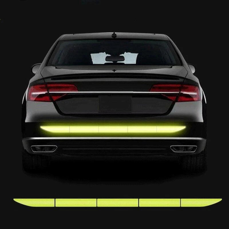 Car Strong Reflective Sticker Automobile Trunk Warning Safety Tape Anti Collision Night Warning Reflective Tape Auto Accessories