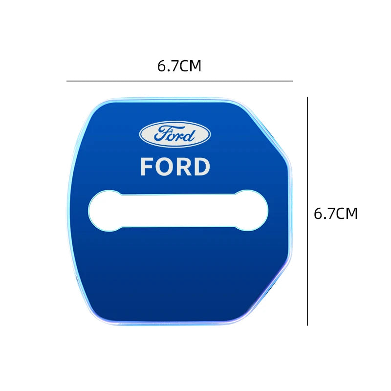 Car Styling Stickers Accessories Door Lock Waterproof Rust Cover Case For Ford Focus Fiesta Ranger Mondeo Kuga Escape Ecosport