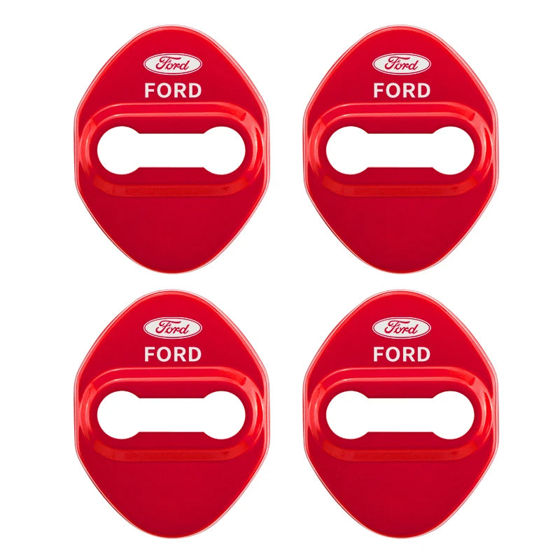 Car Styling Stickers Accessories Door Lock Waterproof Rust Cover Case For Ford Focus Fiesta Ranger Mondeo Kuga Escape Ecosport