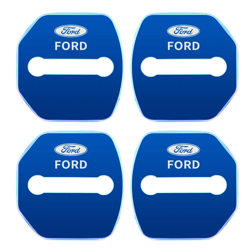 Car Styling Stickers Accessories Door Lock Waterproof Rust Cover Case For Ford Focus Fiesta Ranger Mondeo Kuga Escape Ecosport