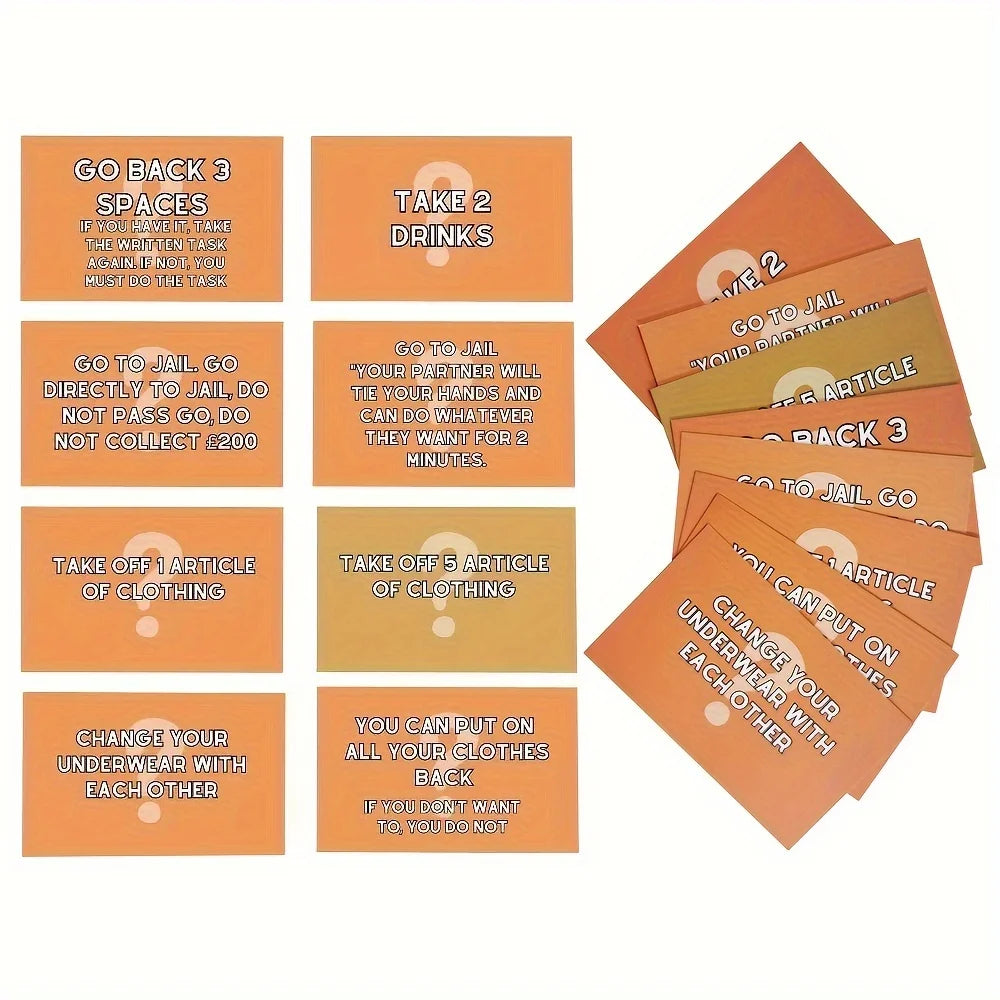 Couples Adultopoly Board Game For Sex Toys Date Night Couple Game Card Board Game Props For 1 Set Adults Sex Game Board