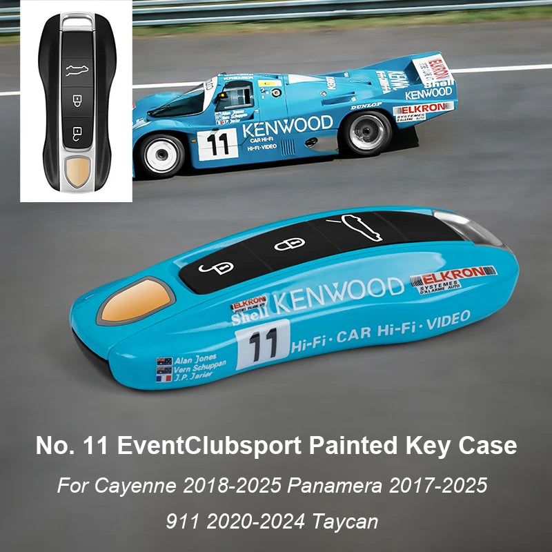 Car Remote Key Cover Racing style For Porsche Cayenne Panamera Cayman Macan Boxster 971 9YA 718 911 Racing Keyless Hard Case