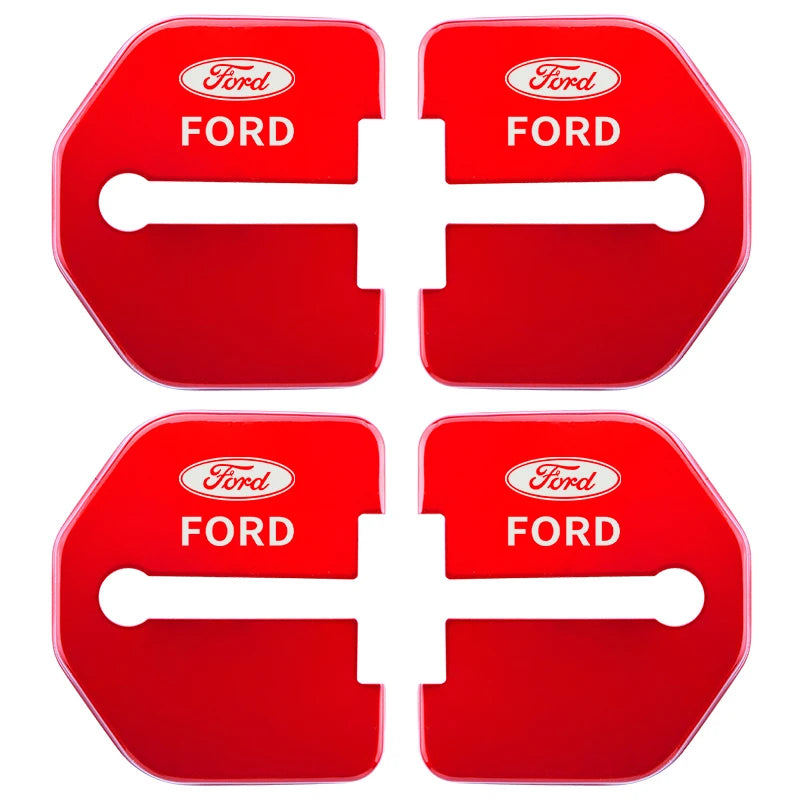 Car Styling Stickers Accessories Door Lock Waterproof Rust Cover Case For Ford Focus Fiesta Ranger Mondeo Kuga Escape Ecosport