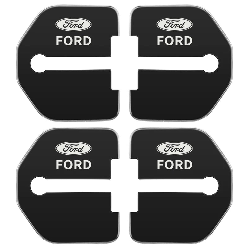 Car Styling Stickers Accessories Door Lock Waterproof Rust Cover Case For Ford Focus Fiesta Ranger Mondeo Kuga Escape Ecosport