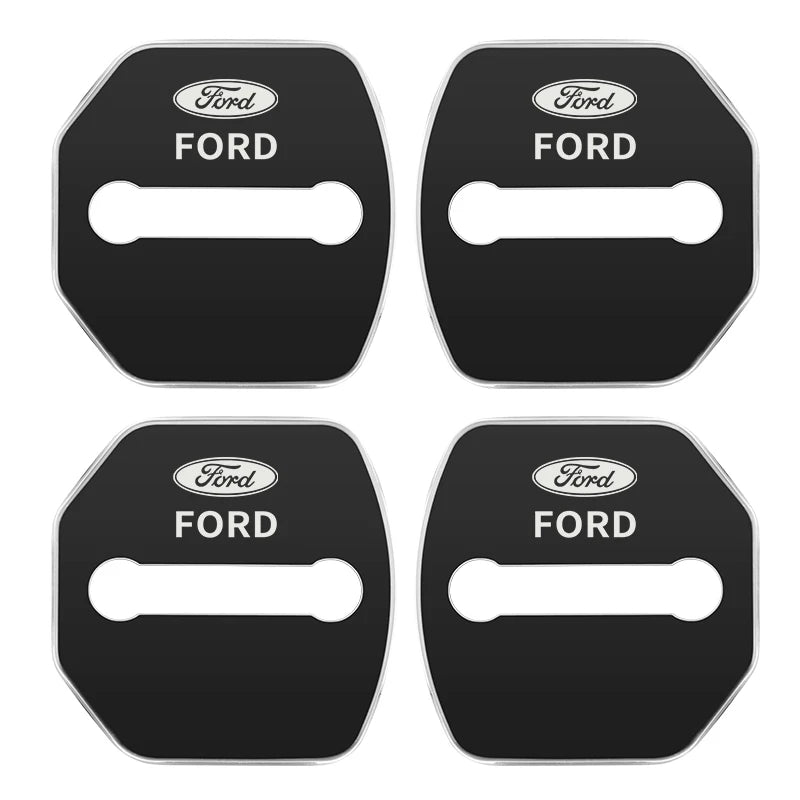 Car Styling Stickers Accessories Door Lock Waterproof Rust Cover Case For Ford Focus Fiesta Ranger Mondeo Kuga Escape Ecosport