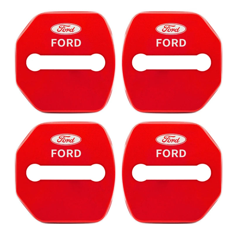 Car Styling Stickers Accessories Door Lock Waterproof Rust Cover Case For Ford Focus Fiesta Ranger Mondeo Kuga Escape Ecosport