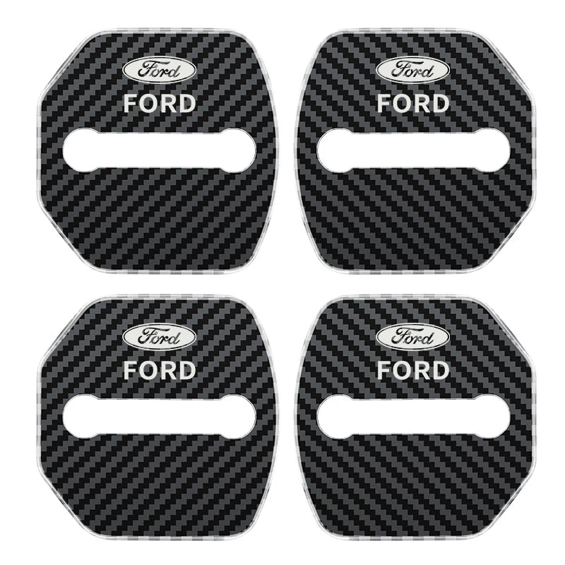 Car Styling Stickers Accessories Door Lock Waterproof Rust Cover Case For Ford Focus Fiesta Ranger Mondeo Kuga Escape Ecosport