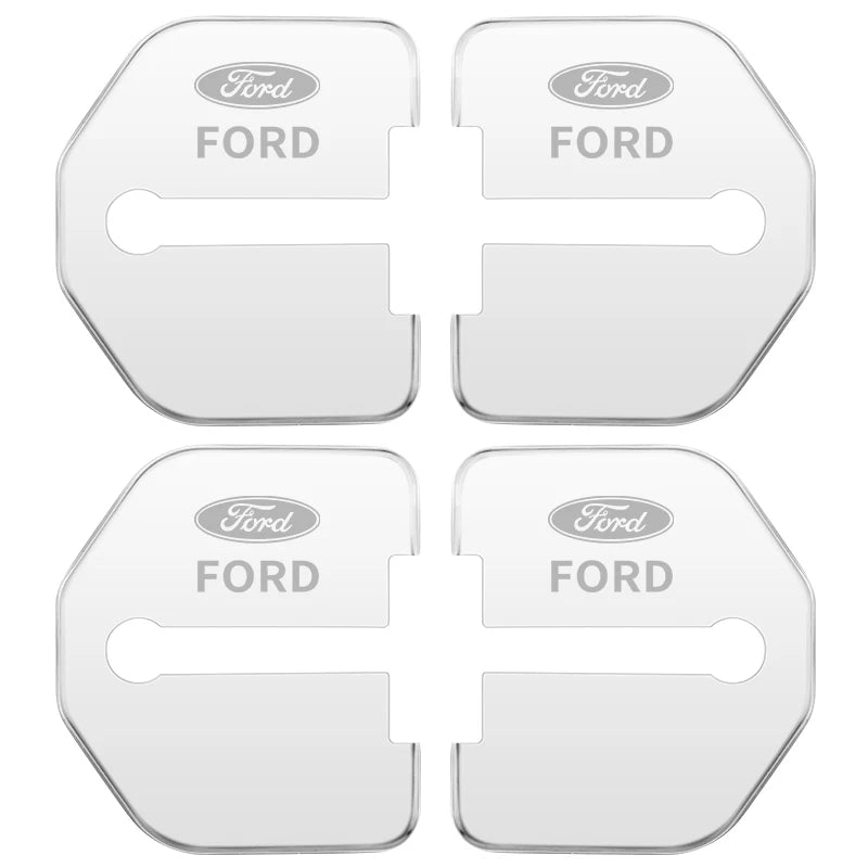 Car Styling Stickers Accessories Door Lock Waterproof Rust Cover Case For Ford Focus Fiesta Ranger Mondeo Kuga Escape Ecosport