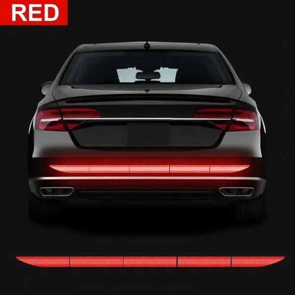 Car Strong Reflective Sticker Automobile Trunk Warning Safety Tape Anti Collision Night Warning Reflective Tape Auto Accessories
